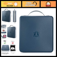 224 Capacity CD Case - Hard Plastic Organizer Holder for Car, Travel Storage