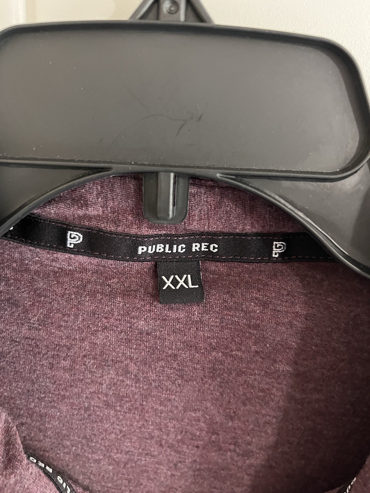 Public Rec Men's Polo Golf Shirt Short Sleeve Pima Cotton Blend Maroon XXL