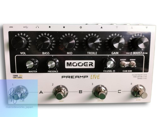MOOER PREAMP LIVE - Versatile Guitar Preamp Pedal JP