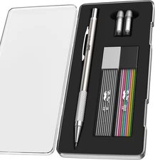 Mr. Pen- 2Mm Mechanical Pencil, Metal, 2Mm, Drafting Pencil, Metal Mechanical Pe