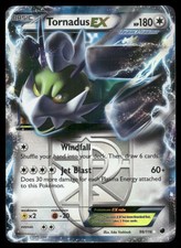 Pokemon Cards Tornadus EX 98/116 Plasma Freeze Holo EX Rare LP