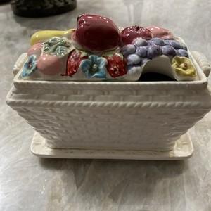 Vintage Tilso Japan Fruit Basket #53/385 Gravy/Sauce Dish