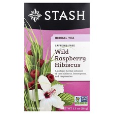 Herbal Tea, Wild Raspberry Hibiscus, Caffeine...