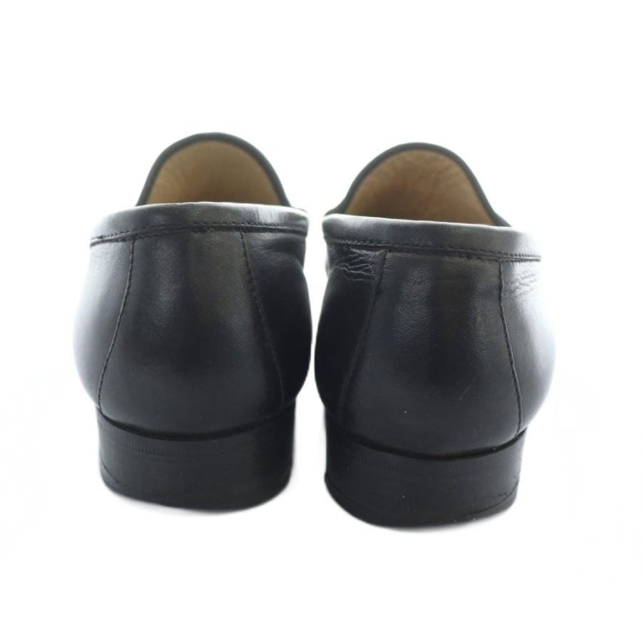 GUCCI Horsebit Leather Loafers Dress Shoes Size:35/JP:22 Black 141113K Authentic thumbnail 5