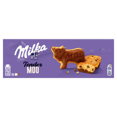 7622210591005 Milka Tender Moo Ciastko biszkoptowe z kawałkami czekolady mleczne