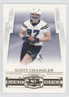 2007 Donruss Threads Rookie Retail 16/999 Scott Chandler #175 Rookie RC e2e