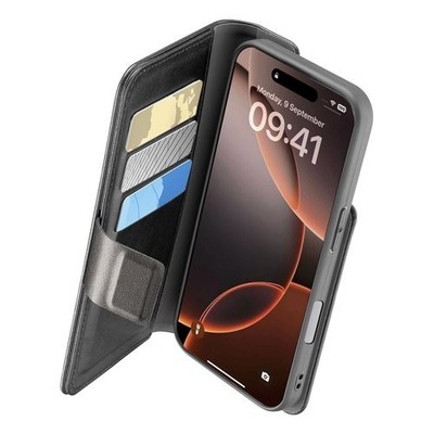 Cellular Line BOOKAG2IPH16PRMK IPhone Book Agenda Black