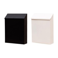 Cassetta postale a muro, grande capacità, in ferro, per porta d'ingresso,