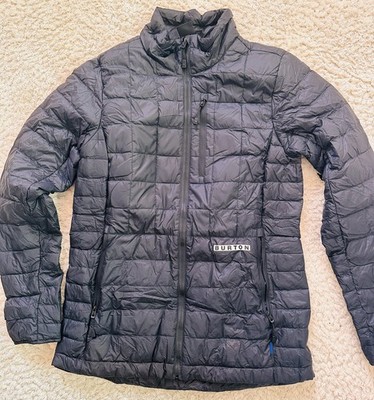 Burton Wms Midheat Down Insulator Puffer 2nd Layer Jacket Gr. M Black Ak