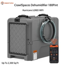Abestorm LGR85 180Pint CrawlSpaces Dehumidifier WiFi Commercial Garage 2300 Sq
