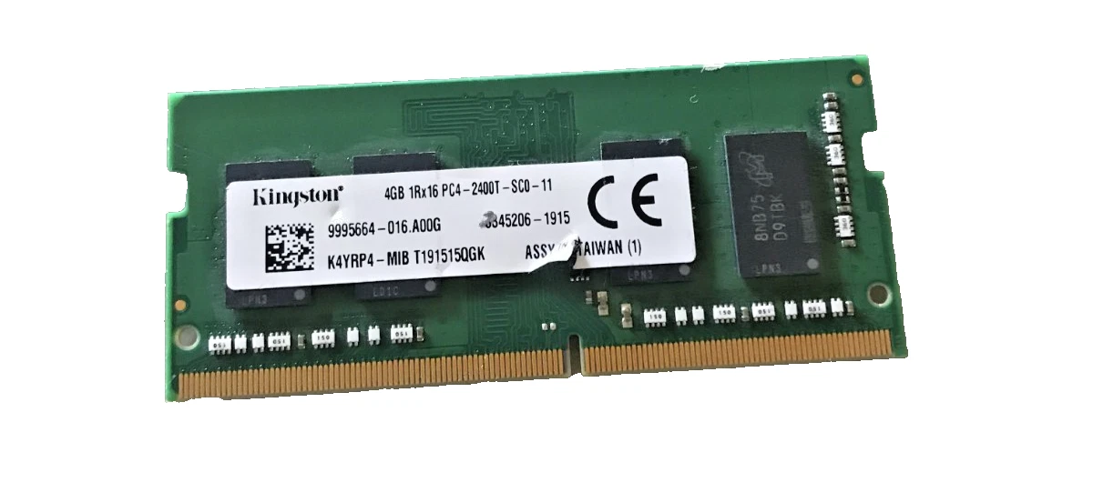 Kingston DDR4 SDRAM 4 GB Capacity per Module Memory (RAM) for sale
