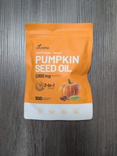 Vivonu Pumpkin Seed Oil with Saw Palmetto 300 Softgels, 1,000mg Per Serving