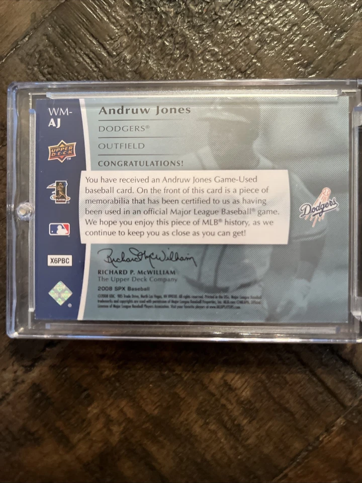 Lote (5) de materiales ganadores Upper Deck SPx 2008 - Hafner/50, Jones/99, Posada/125 Foto 4 de 4