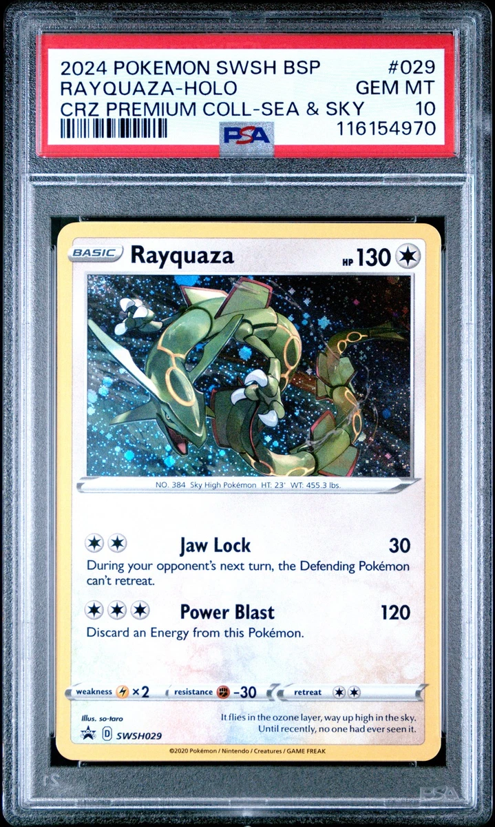 Rayquaza Pokémon TCG Professional Sports Authenticator (PSA) Grade