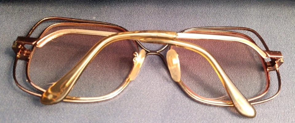 Gafas de sol ultra raras vintage Tura MOD 202 marco oro rosa años 70 Japón 5 1/2 140 Foto 2 de 4