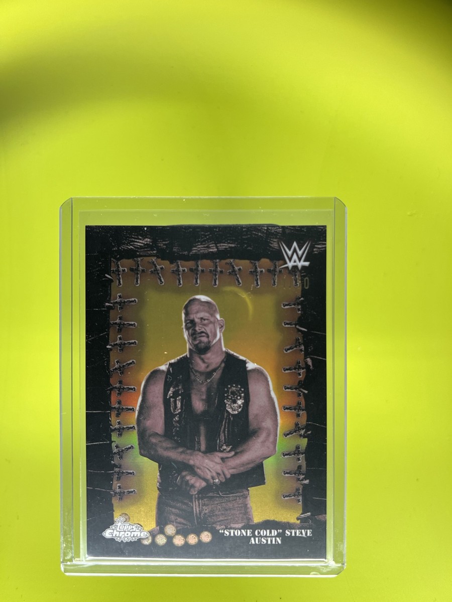 ストーンガード Stone Cold Steve Austin Gold /50 2025 Topps WWE Cactus Jack Famed
