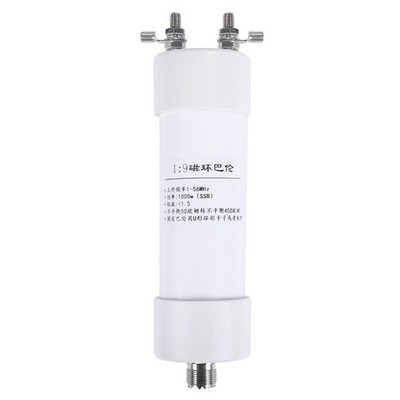 High Power 1:9 Ferrit Balun 1000W für HF SSB CW AM FM Sender Einsatz