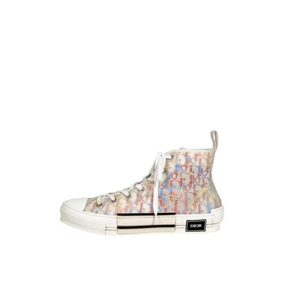 Dior Men's B23 Oblique High Top Canvas Sneakers Multi 44 143457996