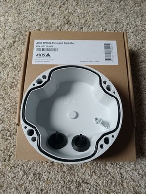 AXIS 02712-001 TP1602-E Mounting Box for Network Camera, Conduit - White