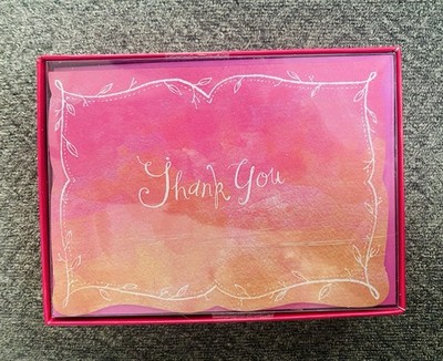 Boxed Thank-You Notes - Designer Greetings - Brand New Sealed Box