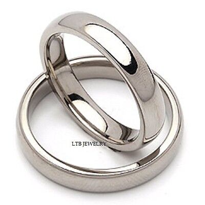 14K WHITE  GOLD  MATCHING HIS HERS WEDDING  BANDS RINGS  