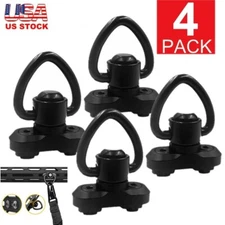 4Pack M-LOK MLOK Quick Release Sling Mount Push Button QD Sling Swivel Adaptor