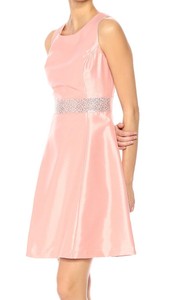 Nine-West-NEW-Pink-Women-039-s-Size-12-Embellished-Waist-A-Line-Dress-89-132