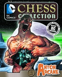 DC-Chess-Collection-74-Swamp-Thing-039-s-Anton-Arcane-Black-Pawn-Eaglemoss-2015