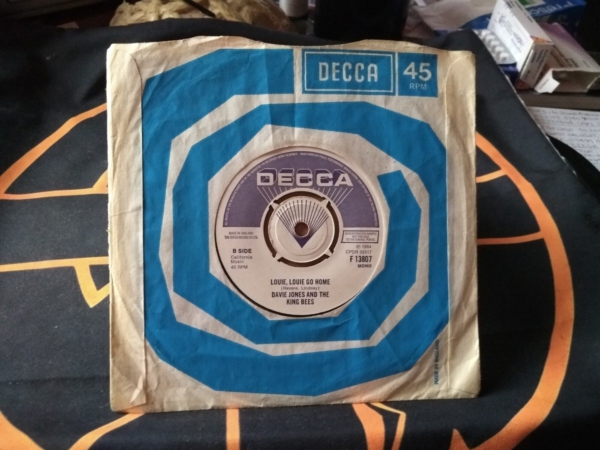 7” Davie Jones & The King Bees Liza Jane	 F13807PROMO DECCA UK Vinyl プロモ /00080 David Bowie Liza Jane Rare Promo Mono Davie Jones and the King