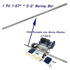 1 PC 1.57" * 5.2' Boring Bar for LT-40 Line Boring Machine Hole Drilling Machine
