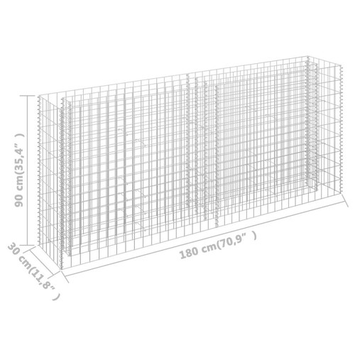 Gabion Raised Bed Basket Planter Outdoor Planter Pot Vegetable Flower Box - Picture 89 of 150