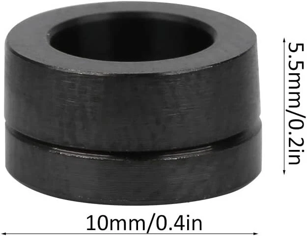 Espaciador de pernos de freno de disco M6 4 piezas titanio MTB bicicleta espaciador convexo-cóncavo Foto 3 de 4