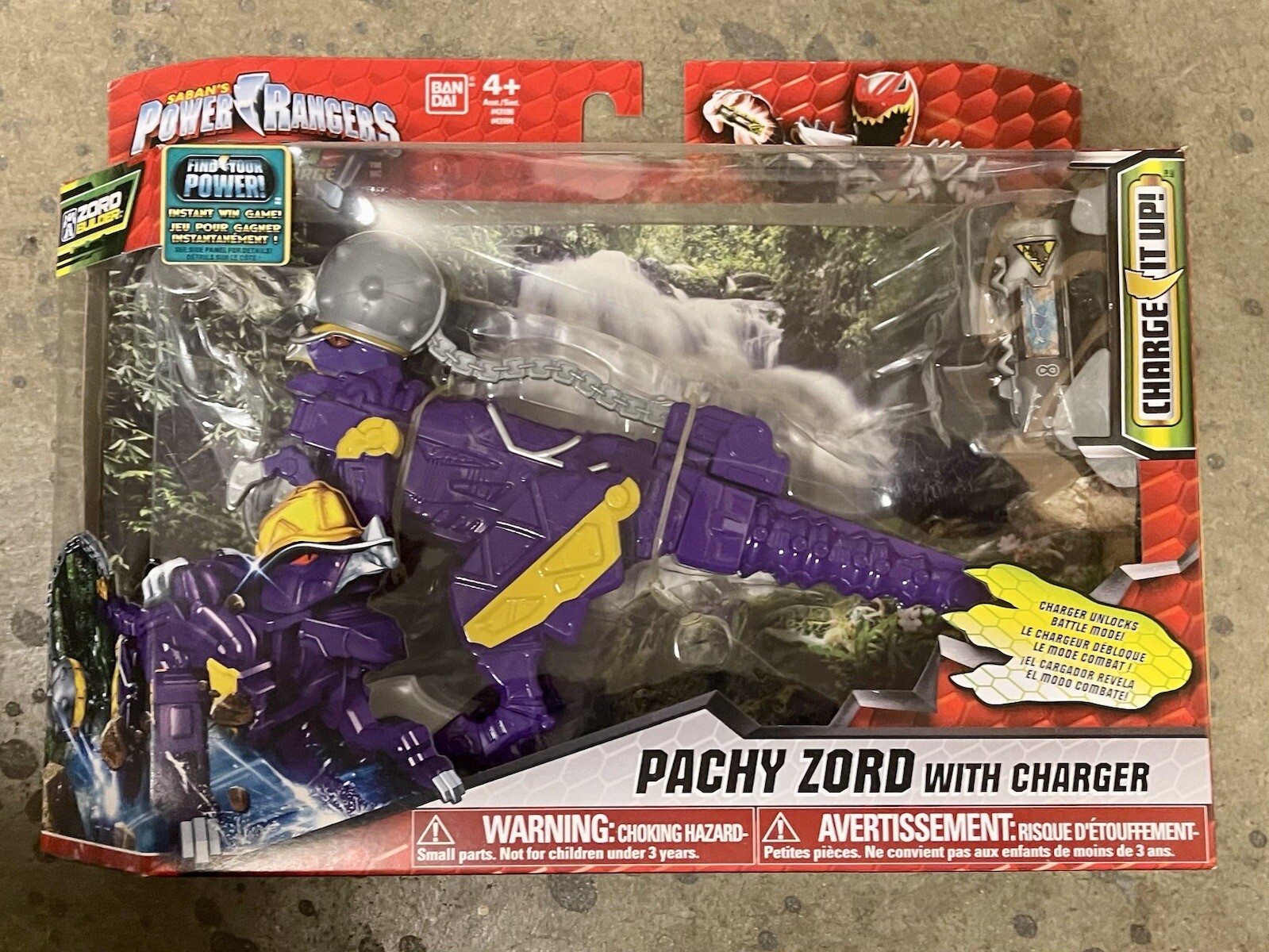 [NEW] NRFB POWER RANGERS DINO SUPER CHARGE PACHY ZORD W/ Charger eBay