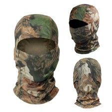 Balaclava Ski Mask Camouflage Windproof Real Tree Face Mask Hinged Hunting Hood
