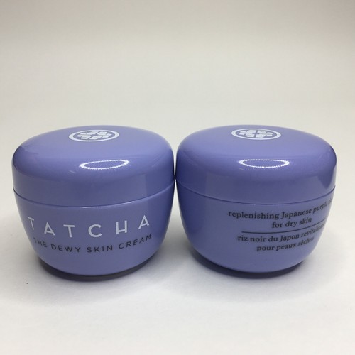 Tatcha The Dewy Skin Cream Japanese Purple Rice For Dry Skin 0.34 oz Lot of 2