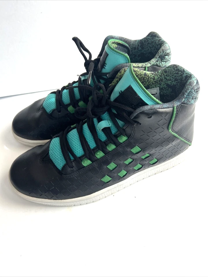 Nike Air Jordan Illusion Negro Verde Chispa Tenis Zapatos Hombres Talla 9 Foto 4 de 4