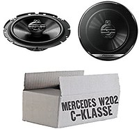 Lautsprecher Pioneer FüR Mercedes Cklasse W202 Front TüR Boxen Einbauset PKW KFZ