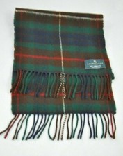Lochcarron of Scotland Tartan Green Lambswool Scarf