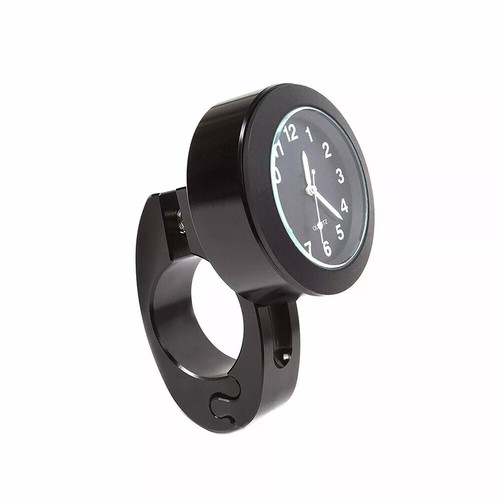 Waterproof Clock Glow Motorcycle Handlebar In Dark Bicycle Bike Mount - Picture 3 of 11