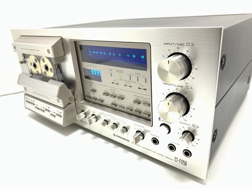 PIONEER CT F1250 3 Head Stereo Tape Deck BLUE LINE Vintage 1979 WORK Good Look - Bild 9 von 12