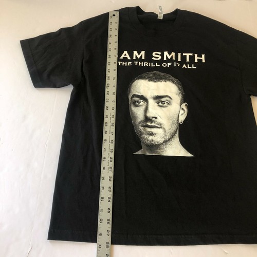 Sam Smith THE THRILL OF IT ALL Concert Tour 2018 Tee Shirt Men's Size Large - Picture 4 of 12