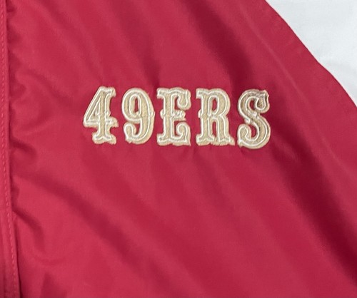 Vintage San Francisco 49ers Full Zip Jacket Men's Size 2XL Reebok Pro Line - Picture 8 of 12