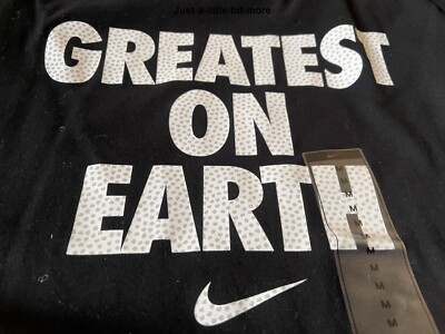 greatest on earth nike t shirt