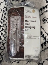 Vintage Solid Oak Inc. Macrame Wall Hanging Kit  10”x36”