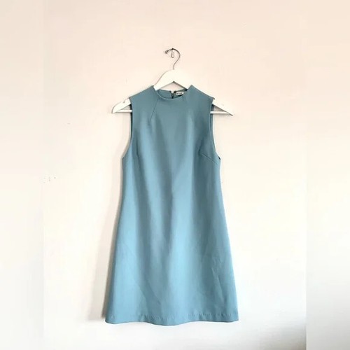 Mini Vestido ALICE + OLIVIA Coley Cuello Redondo Línea A 2 Nuevo sin Etiquetas - Imagen 2 de 9