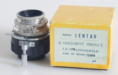 ZEISS 50MM F/3.5 TESSAR LENS WITH 1.5X CONVERTER IN BOX | eBay