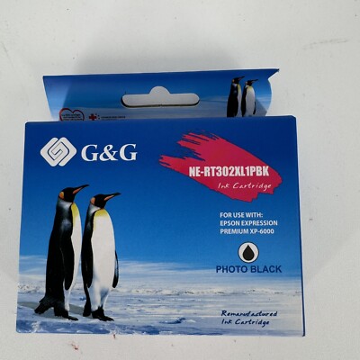 Replacement ink cartridge Epson Expression Premium XP-6000 Black NE-RT302XL1PBK