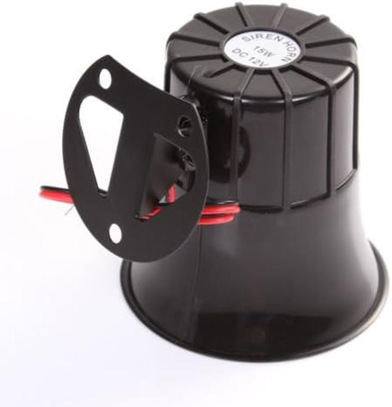 Loud Alarm Siren Horn Speaker Security System Indoor Outdoor 15W DC 6 to 12