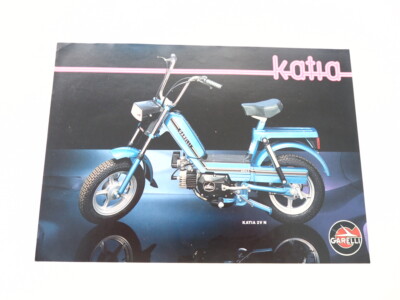 Garelli Katia n 1V 2V Depliant Italiano Original Brochure 1980s Brochure