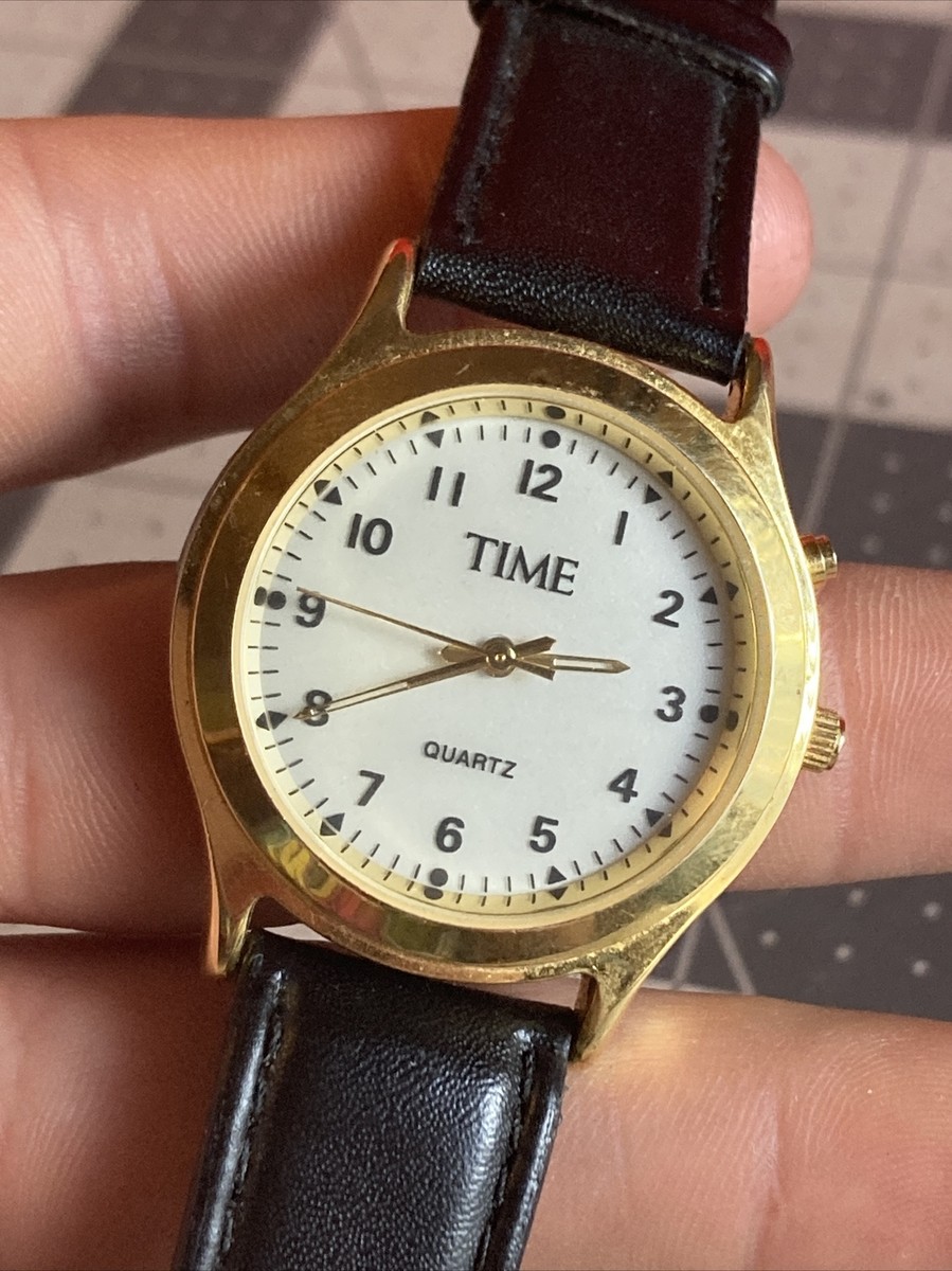 Vintage TIME Quartz Japan Movement Watch (works/does not light up